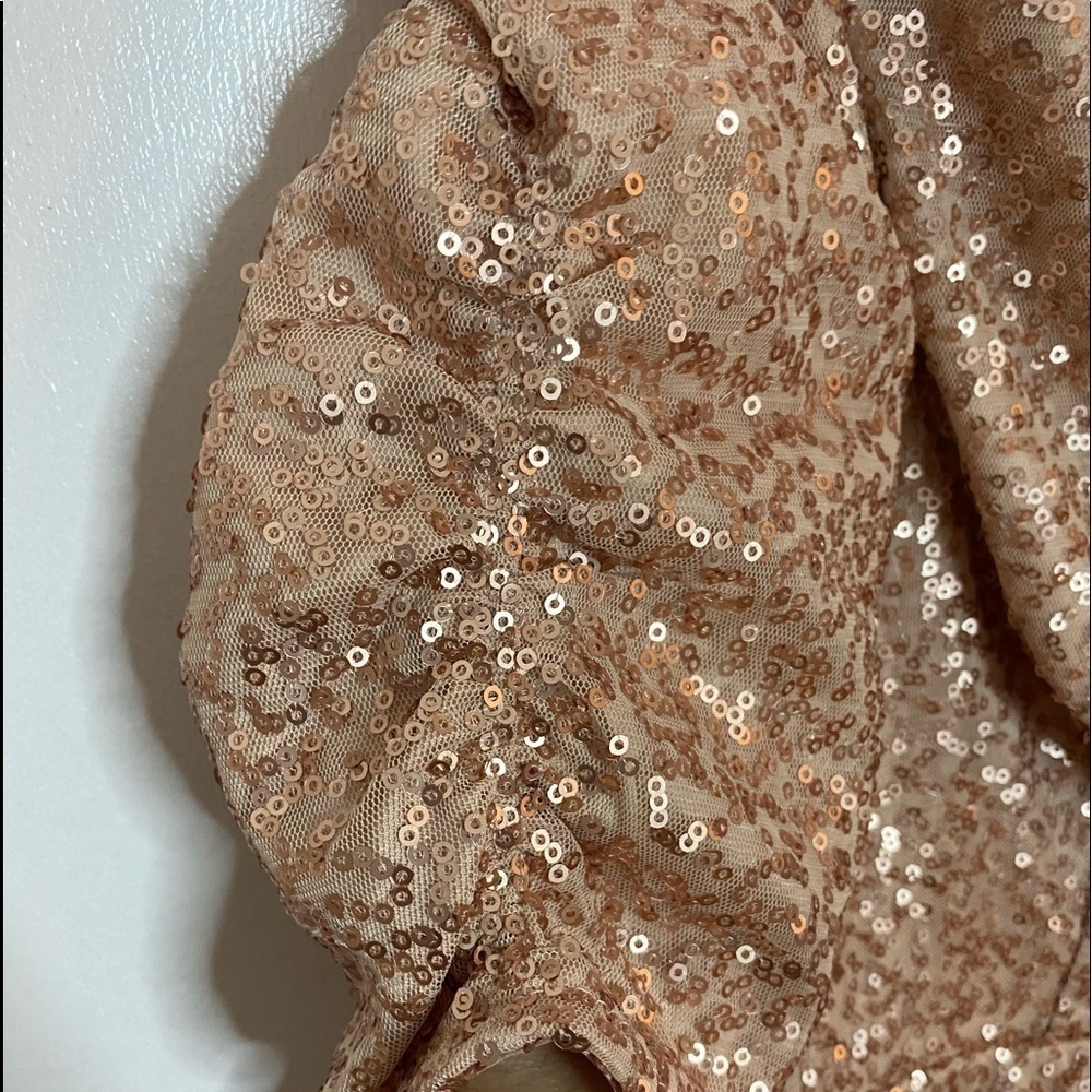 Eliza J Sequin Faux Wrap Dress, 4p - Picture 6 of 8